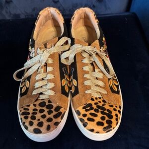 JOHNNY WAS OLIVIA LEOPARD SNEAKER